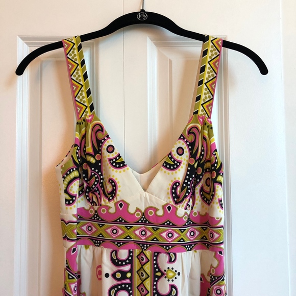 Tibi Silk Maxi Pink Paisley Dress - Picture 2 of 3